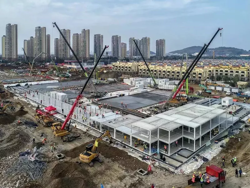 Modulær stålstruktur sykehusbygning