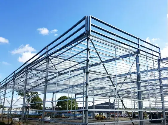 Praktisk og vakker prefab metallstålbygg for lager