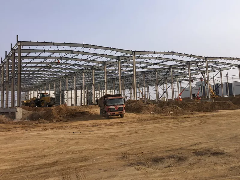 Prefab stål metall lagerbygning